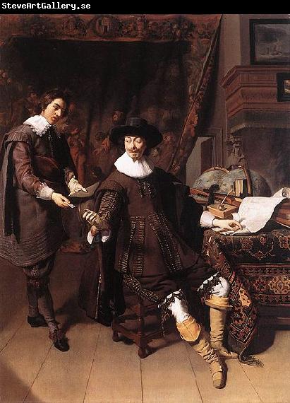 Thomas De Keyser Constantijn Huygens and his Clerk